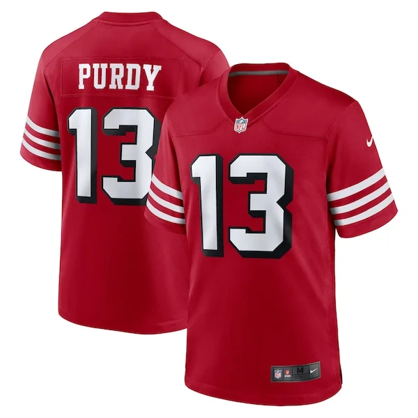 Performance San Francisco 49ers Game Jersey - Premium Scarlet NFL F...