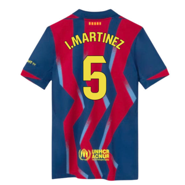 2025-2026 Barcelona Fourth Shirt (Kids) (I.Martinez 5)