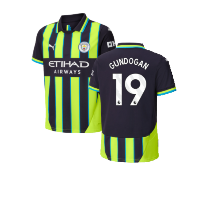2024-2025 Man City Shirt (Kids) (Gundogan 19) (Kids) | Premium