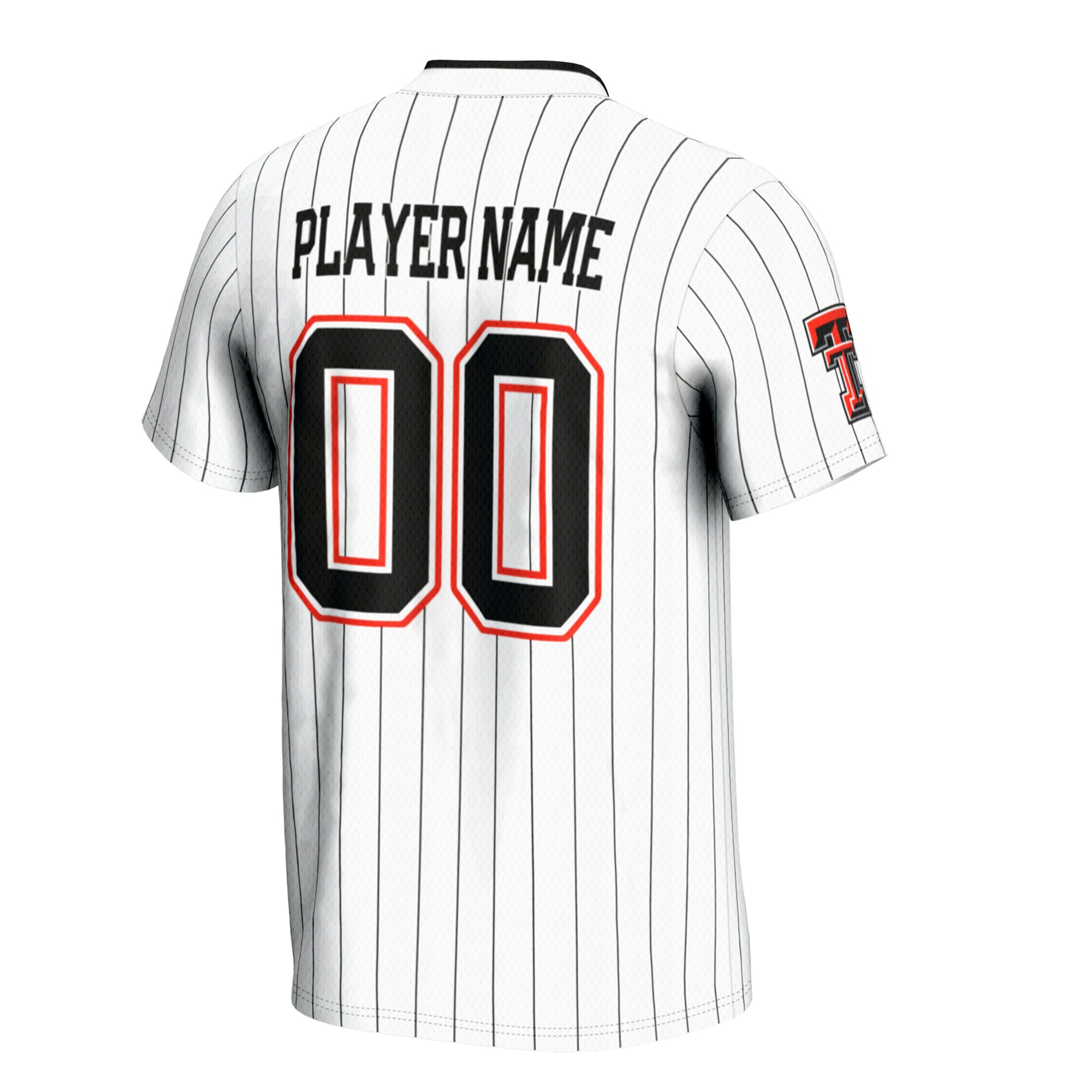 [NJP] Texas Tech Red Raiders GameDay Greats Youth NIL Pick-A-Player Lightweight Softball Jersey - White