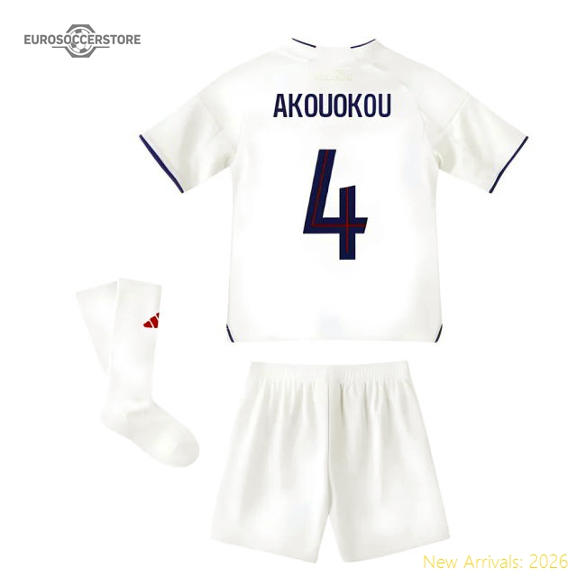 Premium-grade 2025-2026 Olympique Lyon Home Mini Kit (akouokou 4)
