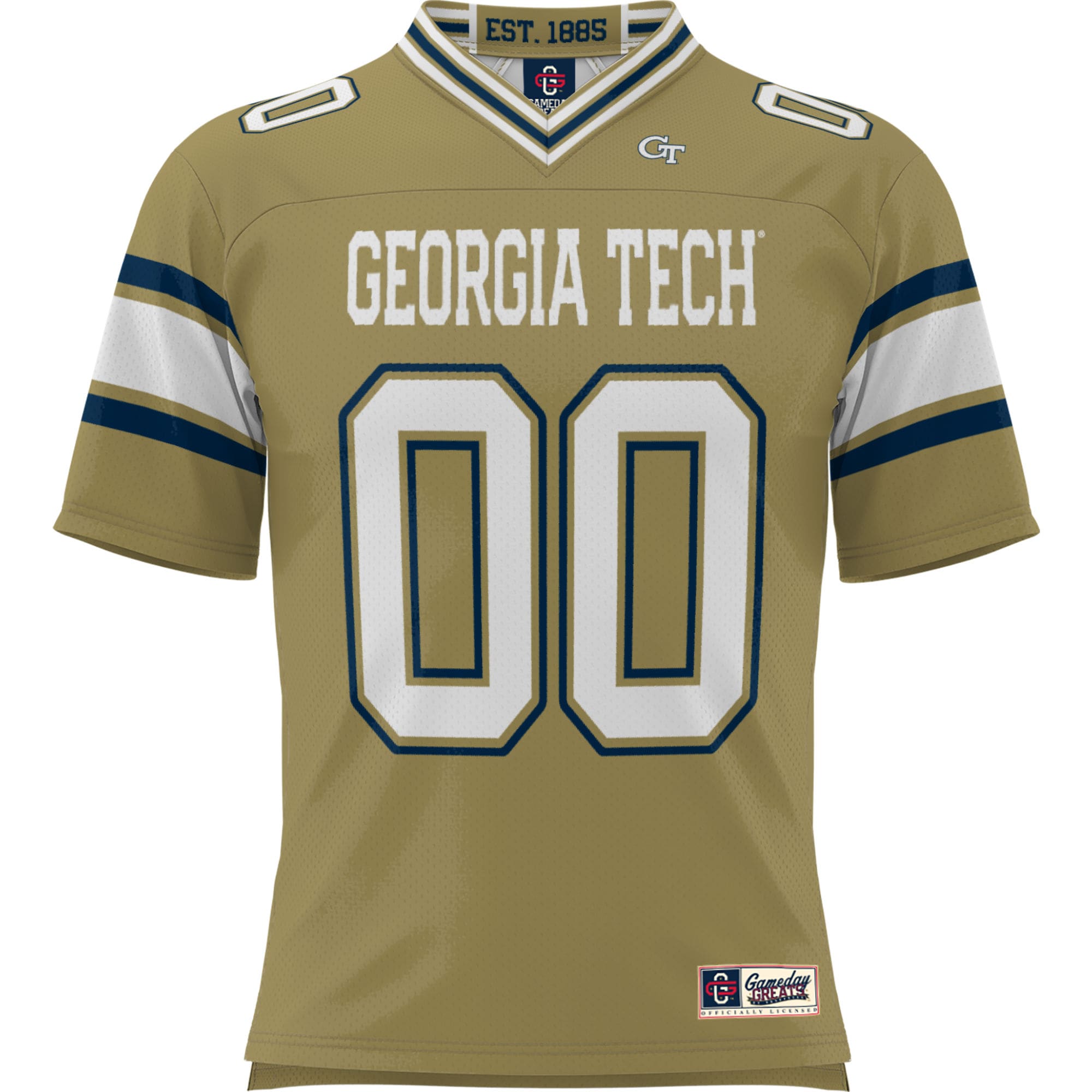 [DDG] Georgia Tech Yellow Jackets GameDay Greats NIL Pick-A-Player Football Jersey - Gold