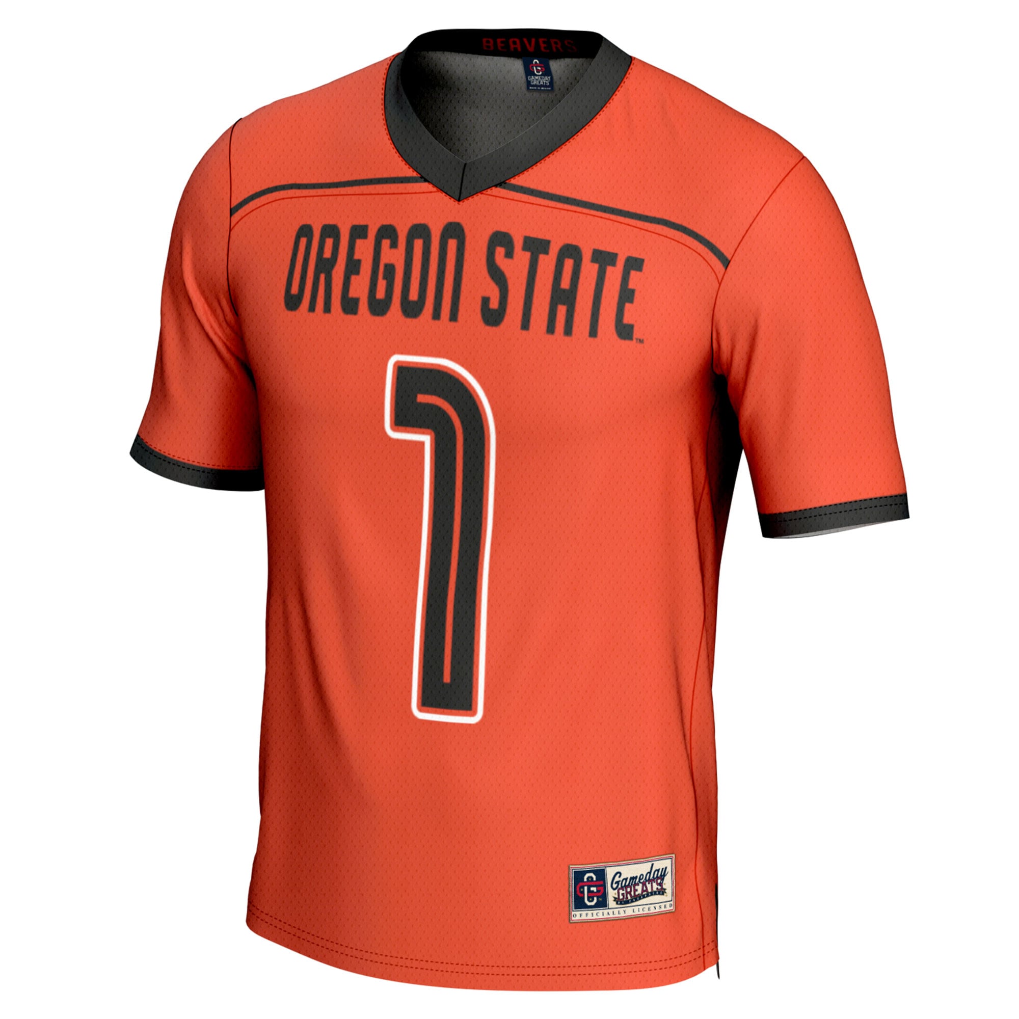 #1 Oregon State Beavers GameDay Greats Youth Men's Lacrosse Fashion Jersey - Orange