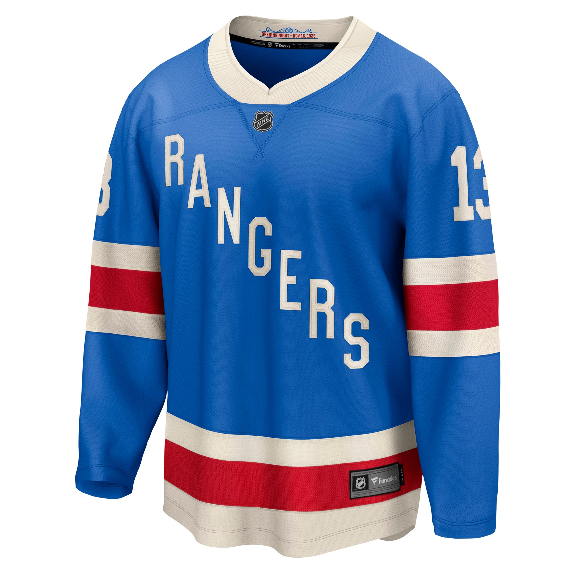 [LK] Alexis Lafreniere New York Rangers Centennial Breakaway Jersey - Blue