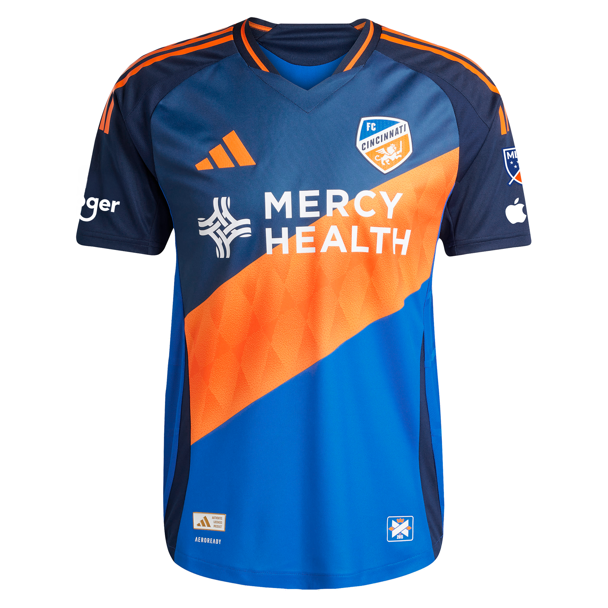 [LK] Pavel Bucha FC Cincinnati 2025 Orange and Blue Legacy Kit On-Field Authentic Jersey - Blue