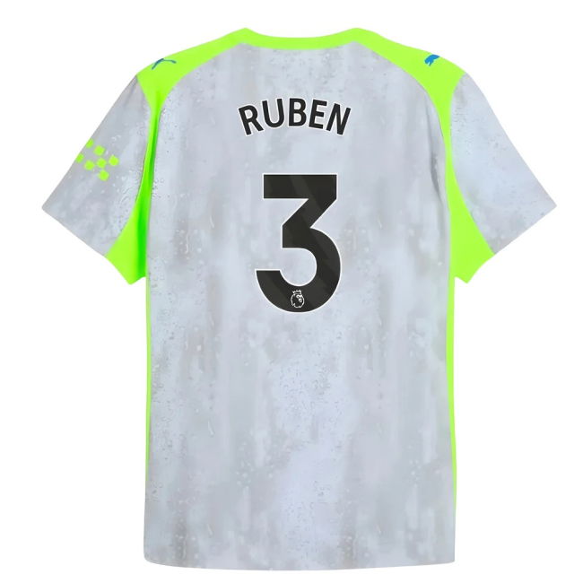 Top Tier Fan Gear Football Man City Authentic Third Shirt Ruben #3...