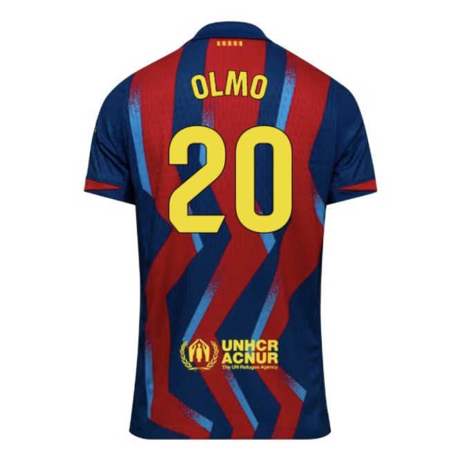 2025-2026 Barcelona Authentic Dri-Fit SE Fourth Shirt (Olmo 20)