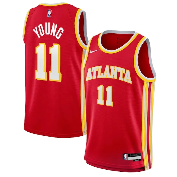 Trae Young ATL Swingman Jersey - classic Basketball - Red training