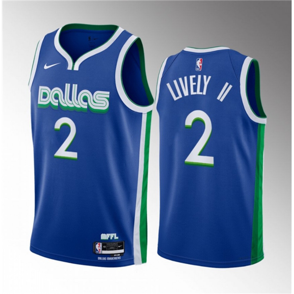 Durable Dallas Mavericks 2 Blue Jersey City Edition - NBA Collection