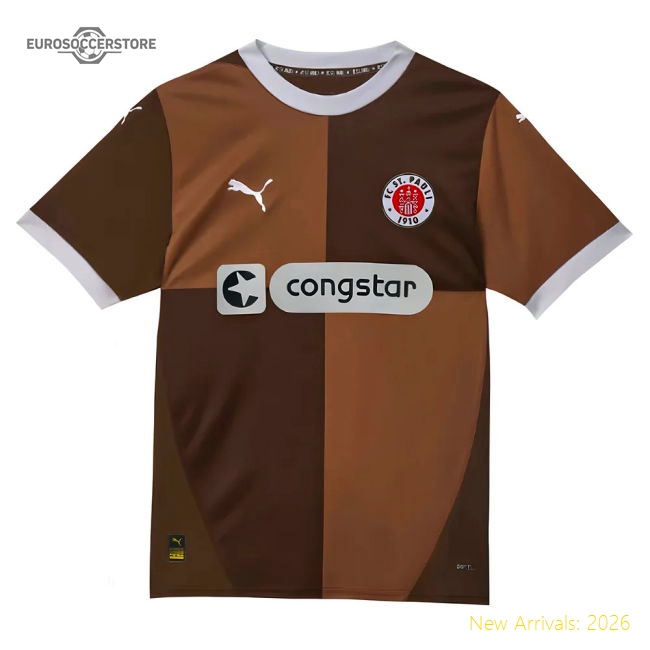 2024-2025 St Pauli Home Shirt - Official Design - Premium Collection