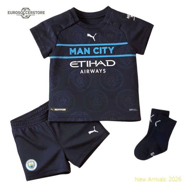 Premium Kids Man City Man City Jersey 2021-2022 Easy-care