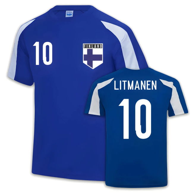 Original Replica Finland Training Fan Jersey for Adults (Jari 10)