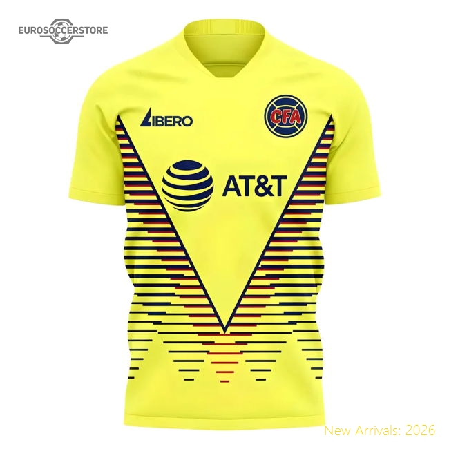 2025-2026 Football Team Womens Stylish Club America Smart Fabric