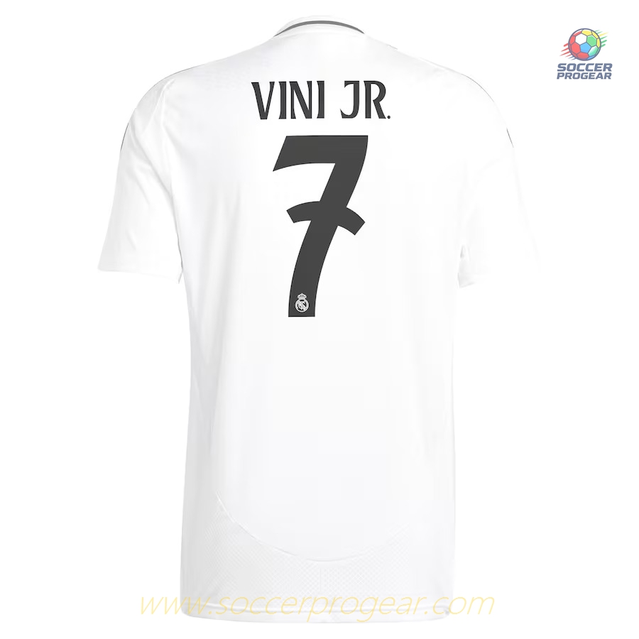 Real Madrid Home Soccer Team Shirt 2024-25 Edition VINI JR.