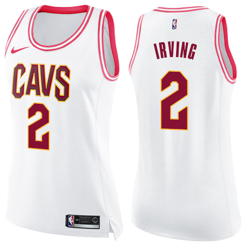 CLE #2 Kyrie Irving Top-Grade 2024 Icon NBA Jersey - White Swingman