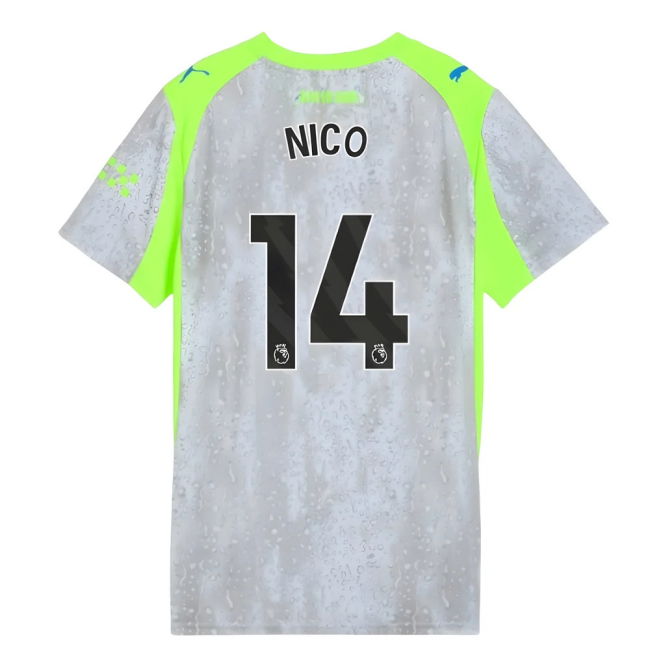 Premium 2025-2026 Man City Third With Retro Design - Easy Care