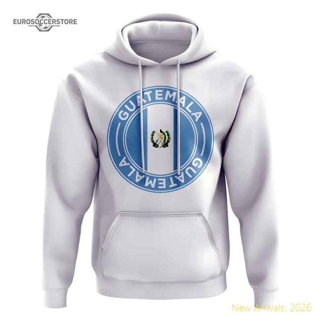 Superior Guatemala Football Badge Hoodie (white) - Premium Collection