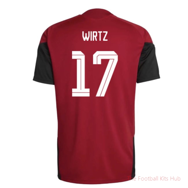 2026-2027 Germany Training Jersey (Red) (Wirtz 17)