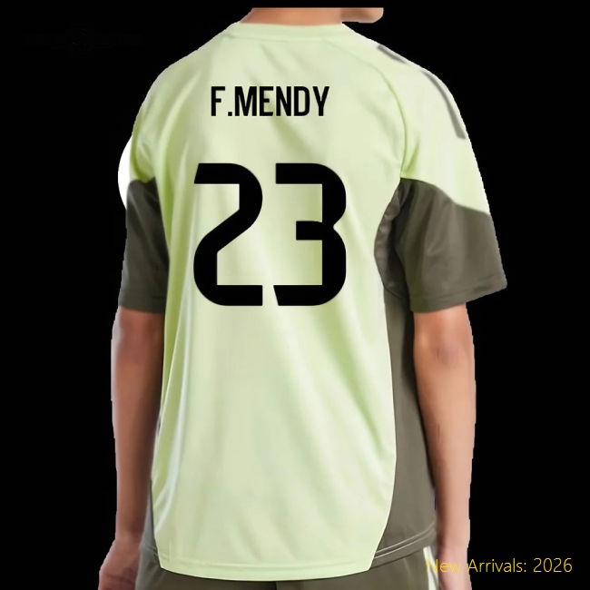 2025-2026 Football Team Kids Durable Jersey F.mendy Performance Fabric