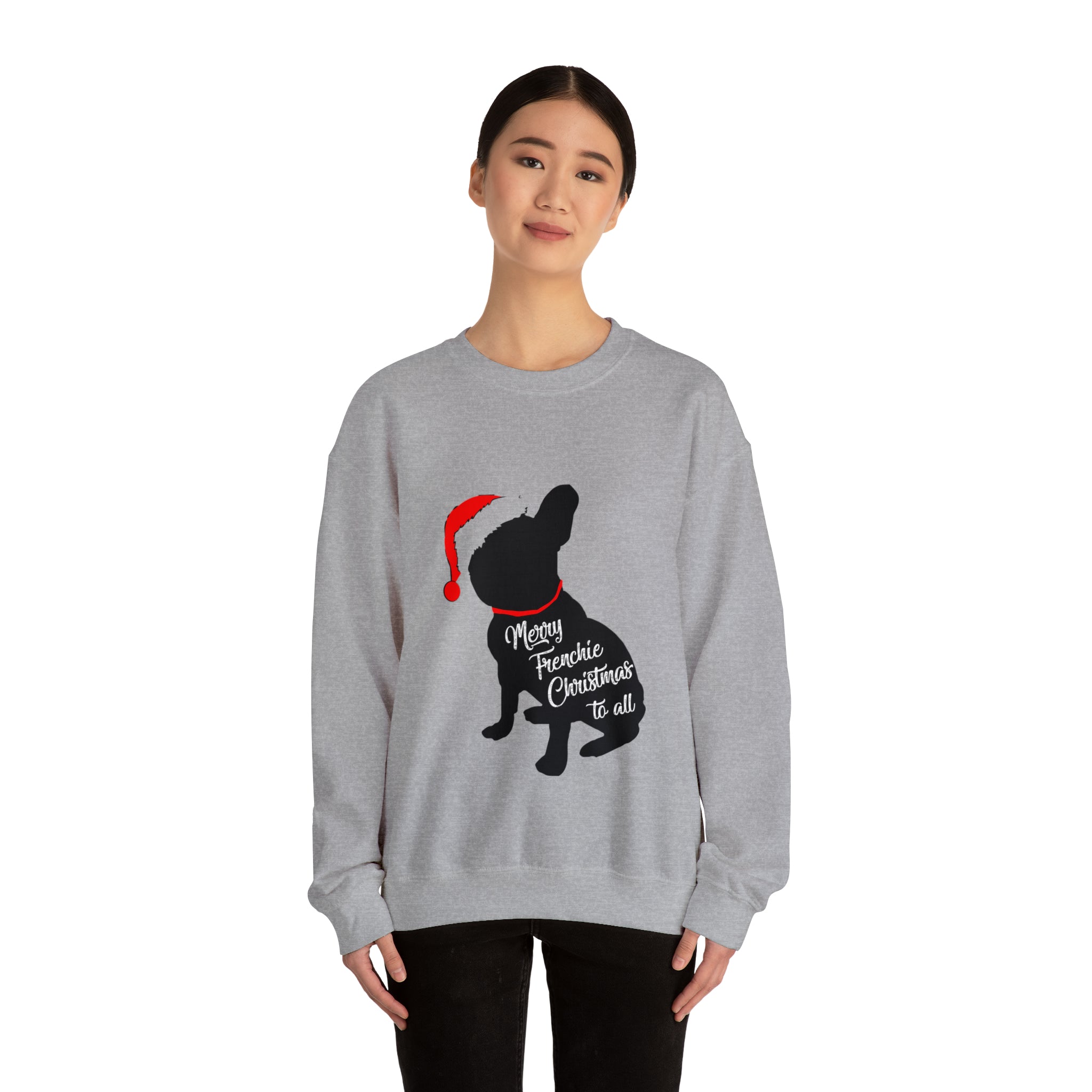 Sweater - French Bulldog Themed Unisex Sweatshirt Indoor Comfort
