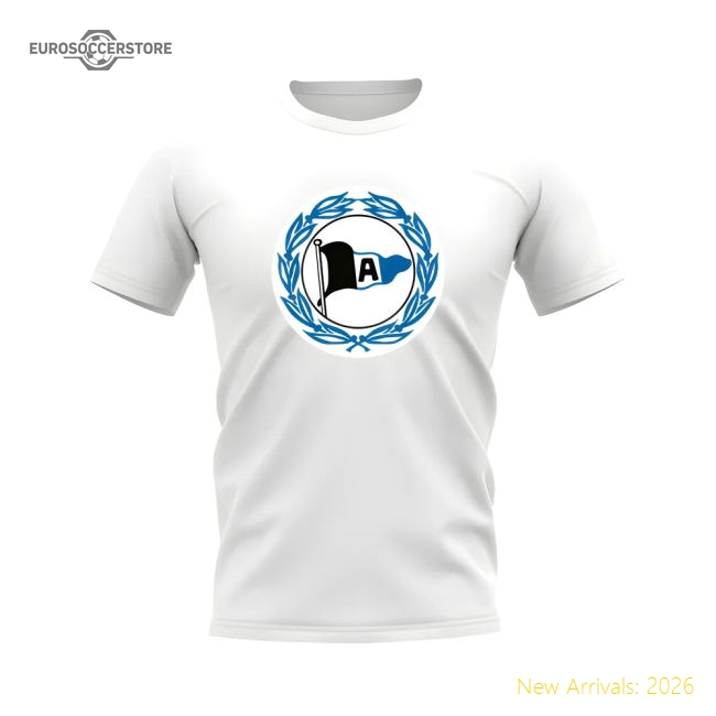 Supporter Trending Arminia Bielefeld Badge T-Shirt (White)