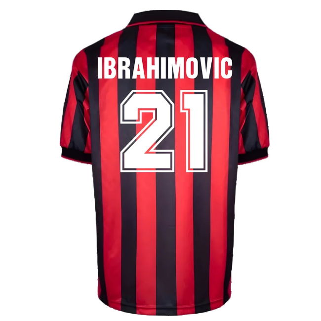 2025-2026 AC Milan Authentic Home Jersey (Ibrahimovic 21)