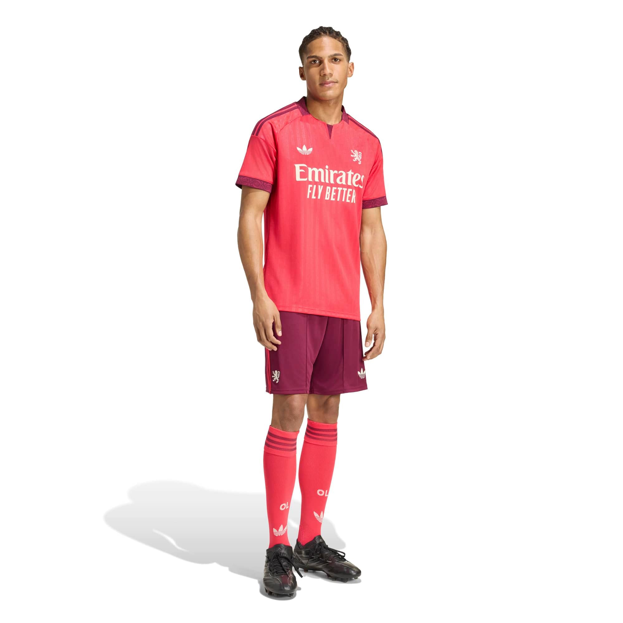 [JED] Olympique Lyonnais 2026/27 Away Replica Jersey - Red