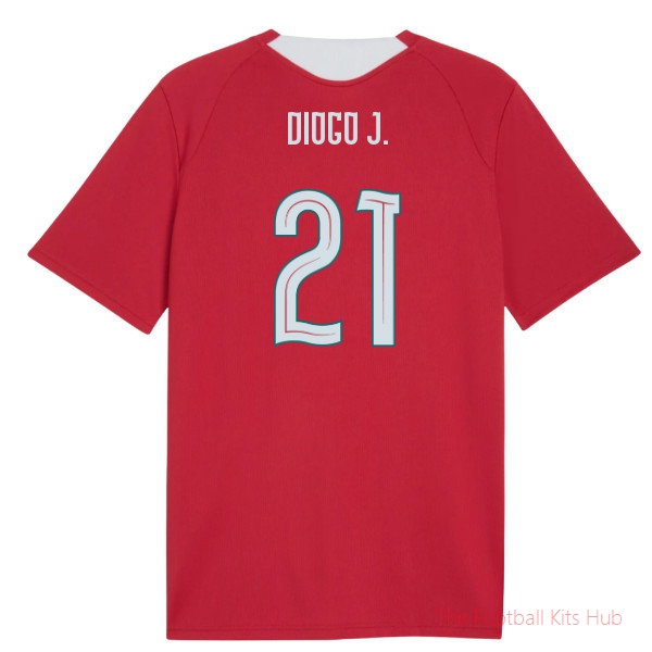 2026-2027 Portugal Training Jersey (Red) (Diogo J. 21)