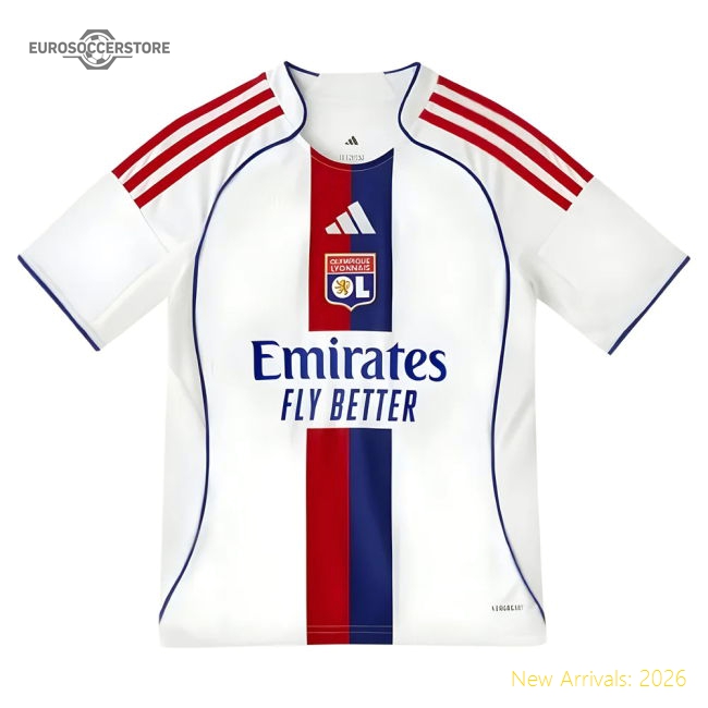 Authentic 2025-2026 Olympique Lyon Home Shirt (Kids) (Adryelson 14)