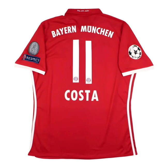 2016-17 Bayern Home Match Quality Shirt (Costa #11) (XL) (Excellent)