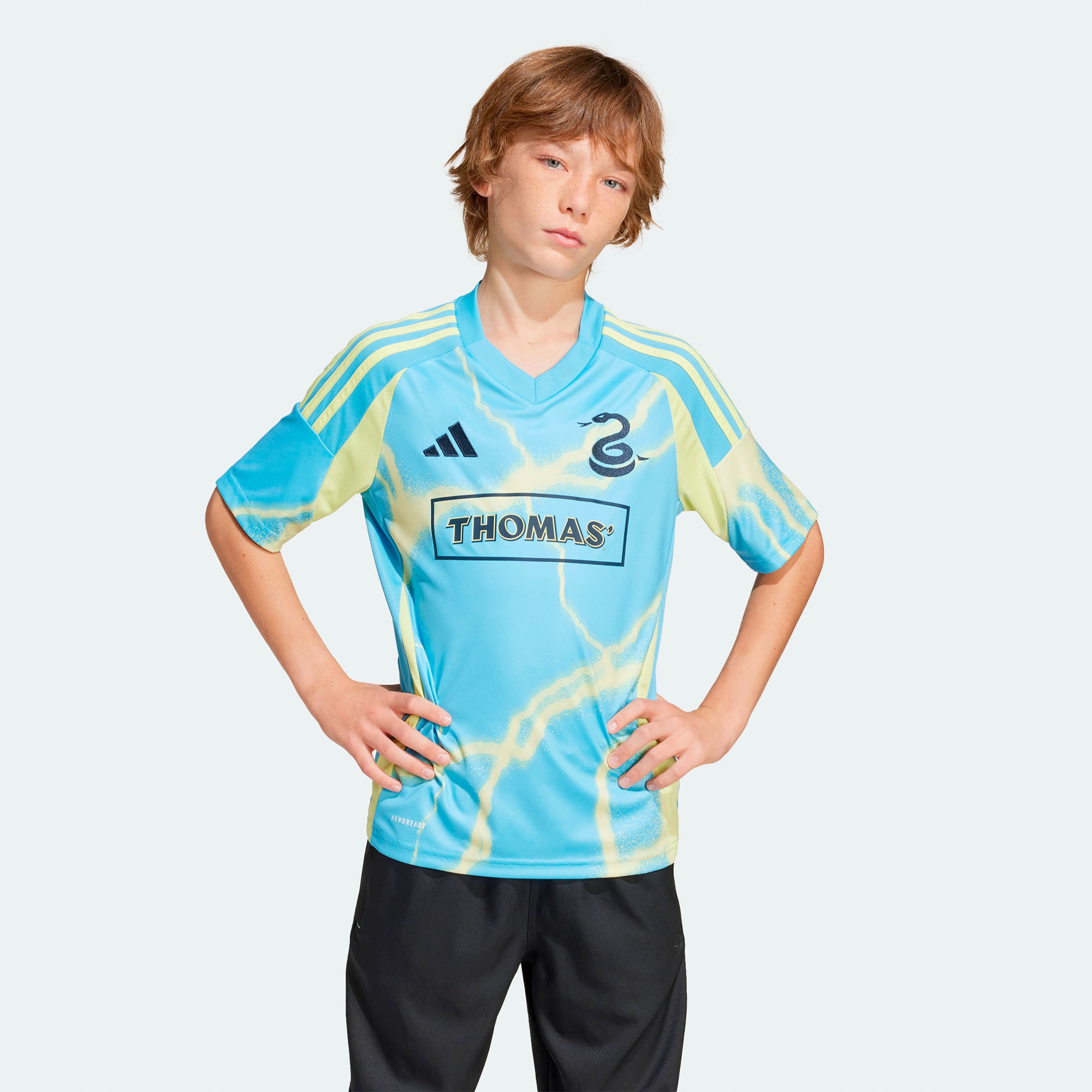 [JED] Philadelphia Union Youth 2025 The Voltage Kit Replica Jersey - Blue