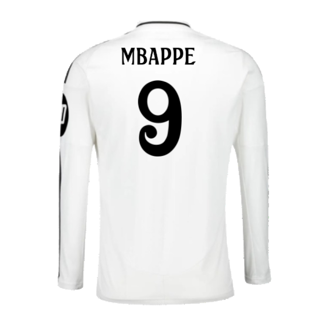 Premium Real Madrid Home Mbappe Jersey 2024-2025 Comfortable