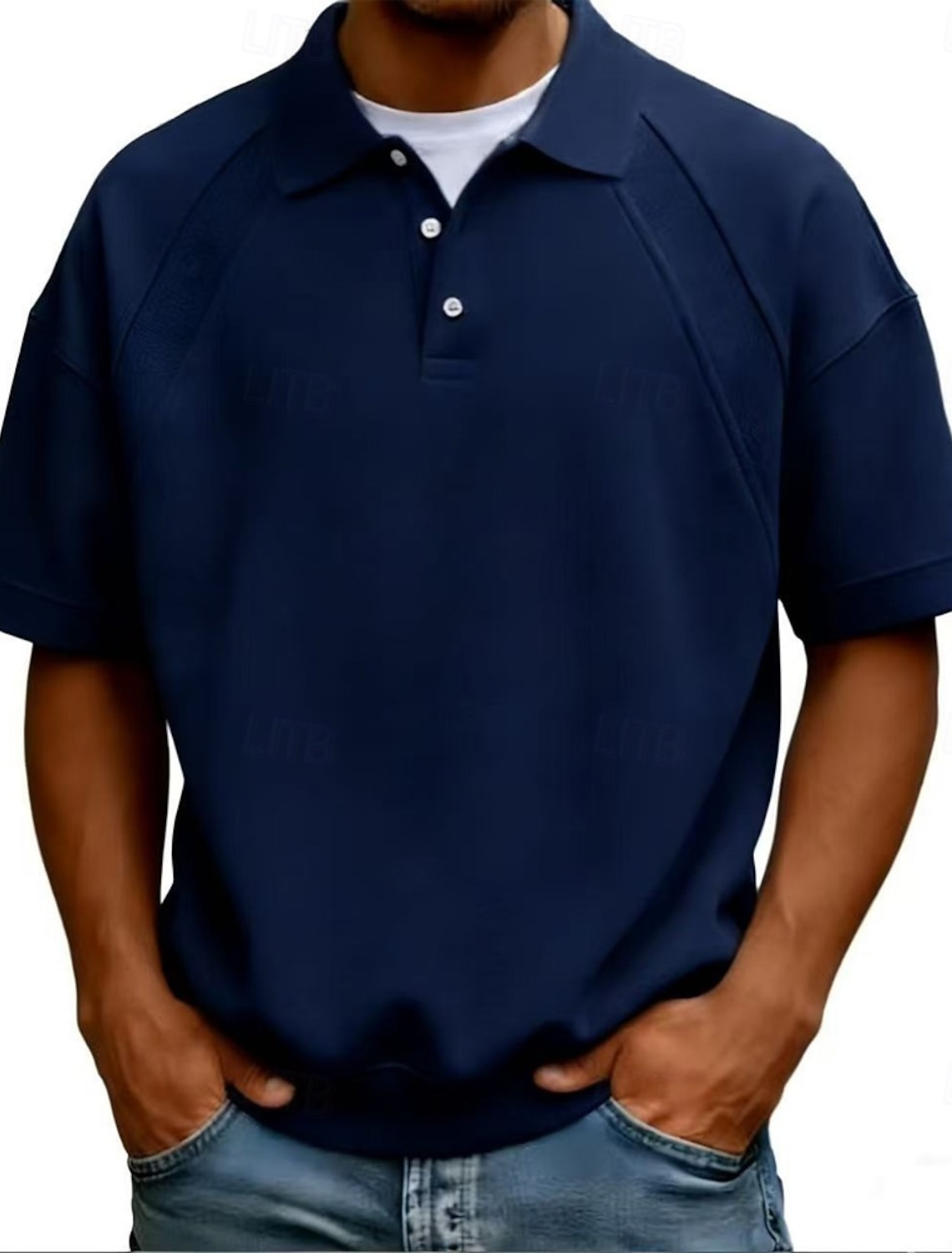 Men's Polo Shirts Casual Business Turndown Short Sleeve Fashion Basic