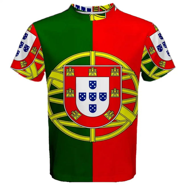 Portugal Coat Of Arms Sublimated Sports Jersey Worldcup