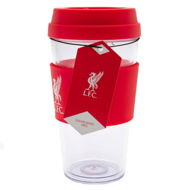 Liverpool FC Liverbird Silicone Grip Travel Mug (Match Day)