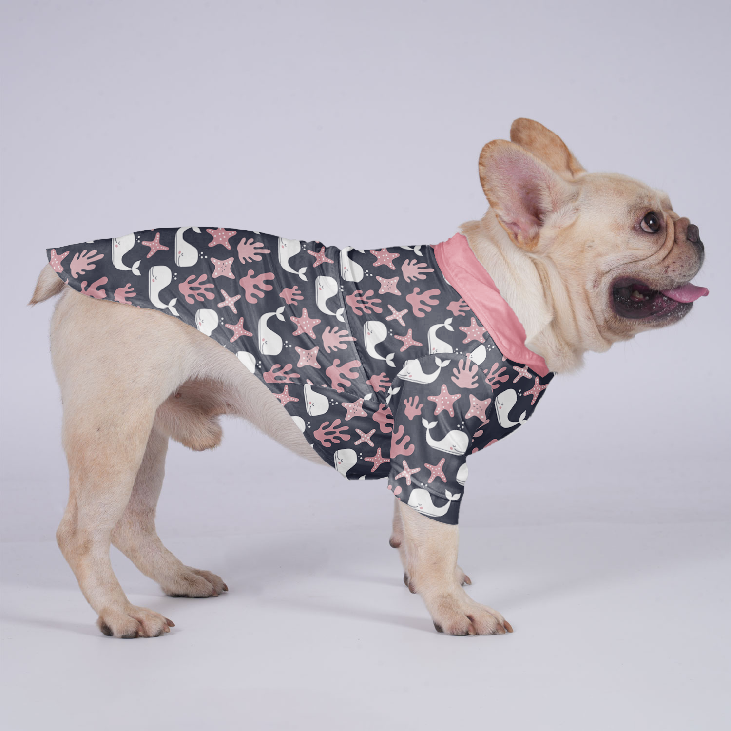 French Bulldog Benji Hawaiian Shirt For Frenchies Practical Pet Supply
