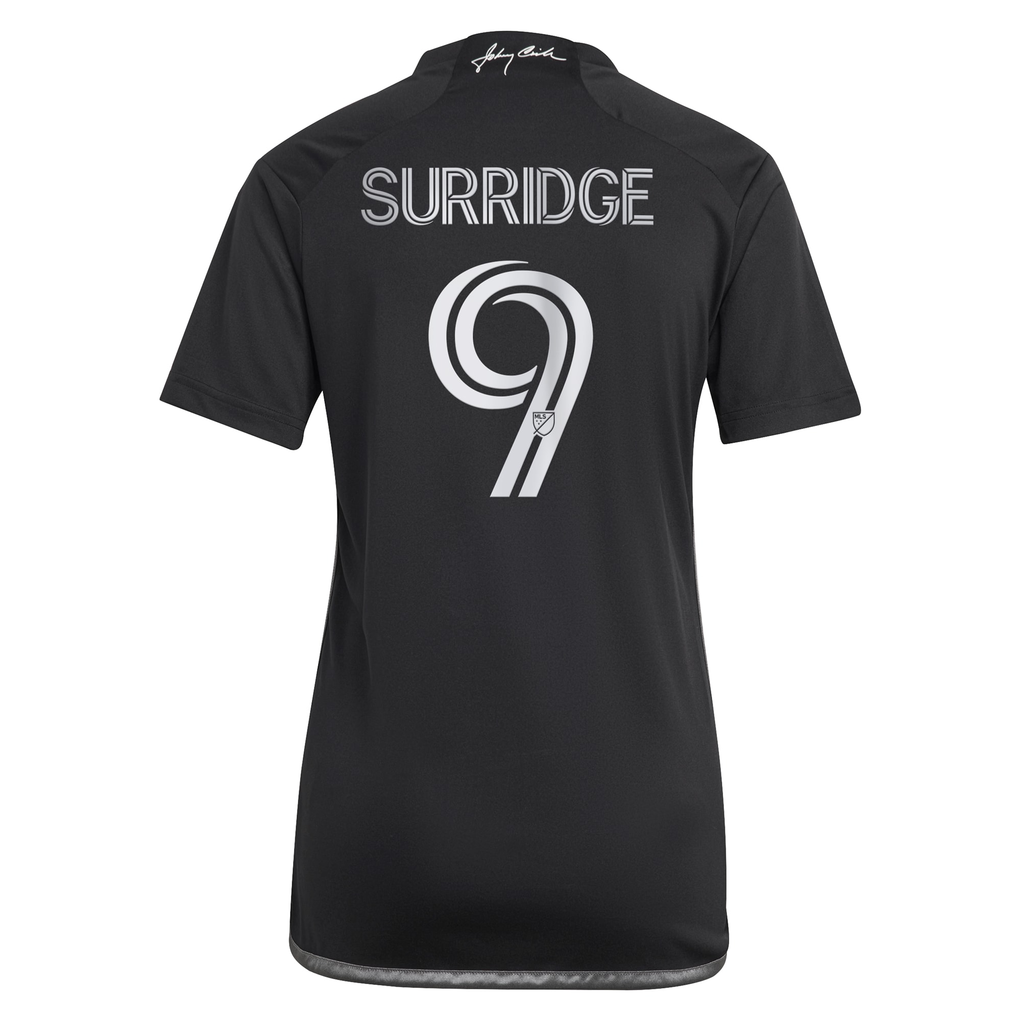 [LK] Sam Surridge Nashville SC Women's 2023 Man In Black Kit Replica Player Jersey - Black