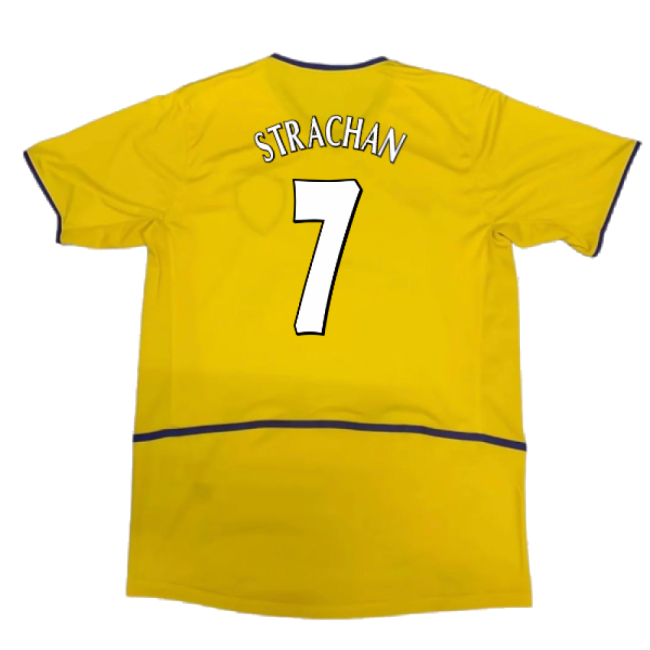 Authentic Design Leeds Away Shirt Excellent Strachan #7 2024-2025 ...