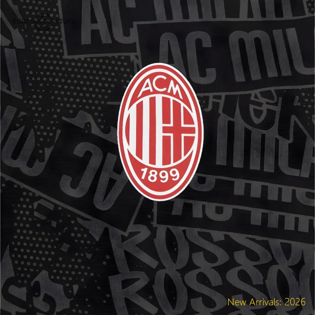 2025-2026 Ac Milan Ftblculture Tee Aop (black) (fofana 29)
