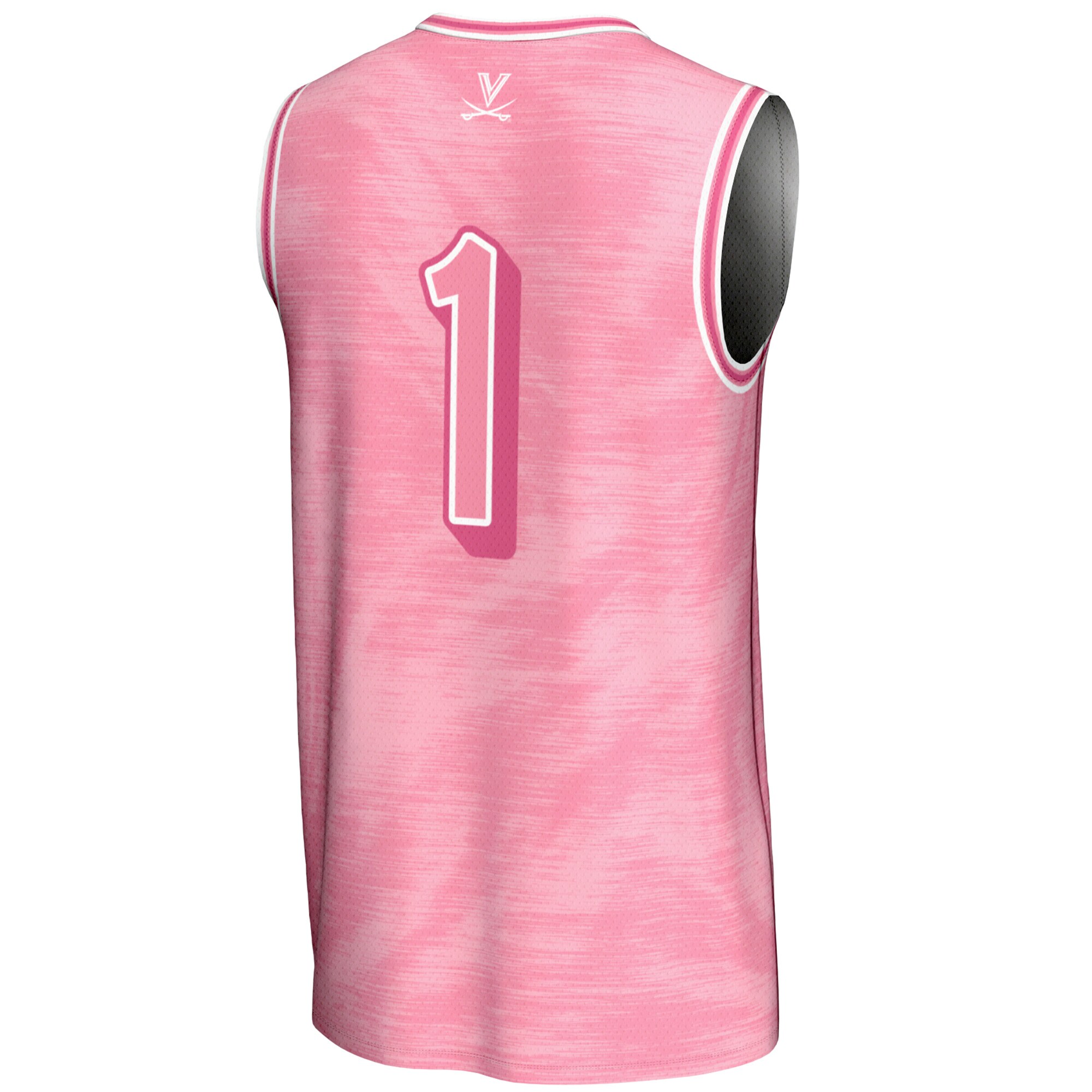 [NJP] Virginia Cavaliers GameDay Greats Youth Lightweight Basketball Jersey - Pink