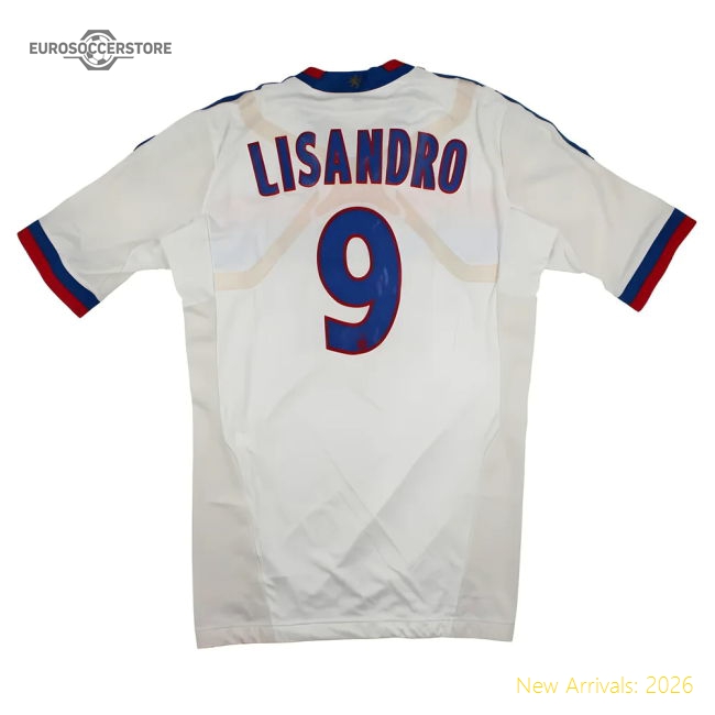 Superior Lyon 2011-12 Player Issue Home Shirt (xl) Lisandro 9 (wit