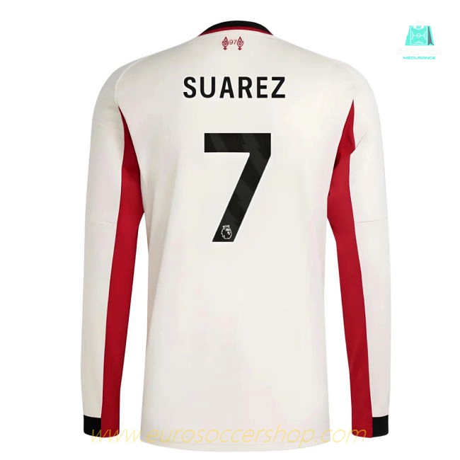 2025-2026 Liverpool Long Sleeve Away Shirt (Suarez 7)