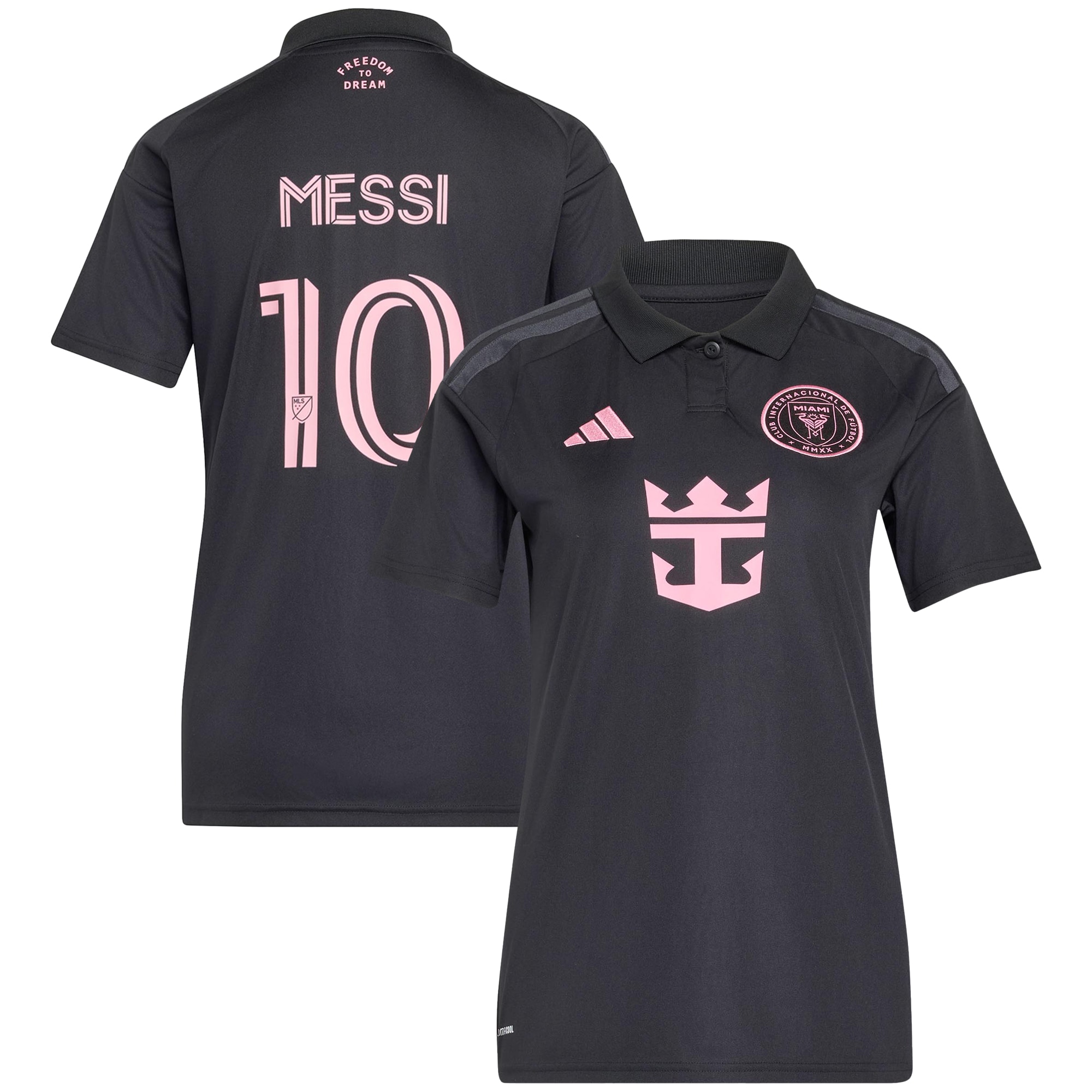 [SJH] Lionel Messi #10 Inter Miami CF Women's 2026 Presagio Replica Jersey - Black