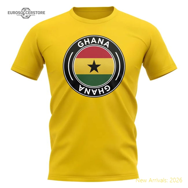 African Stars Football Badge T-shirt (yellow) - Cost-effective