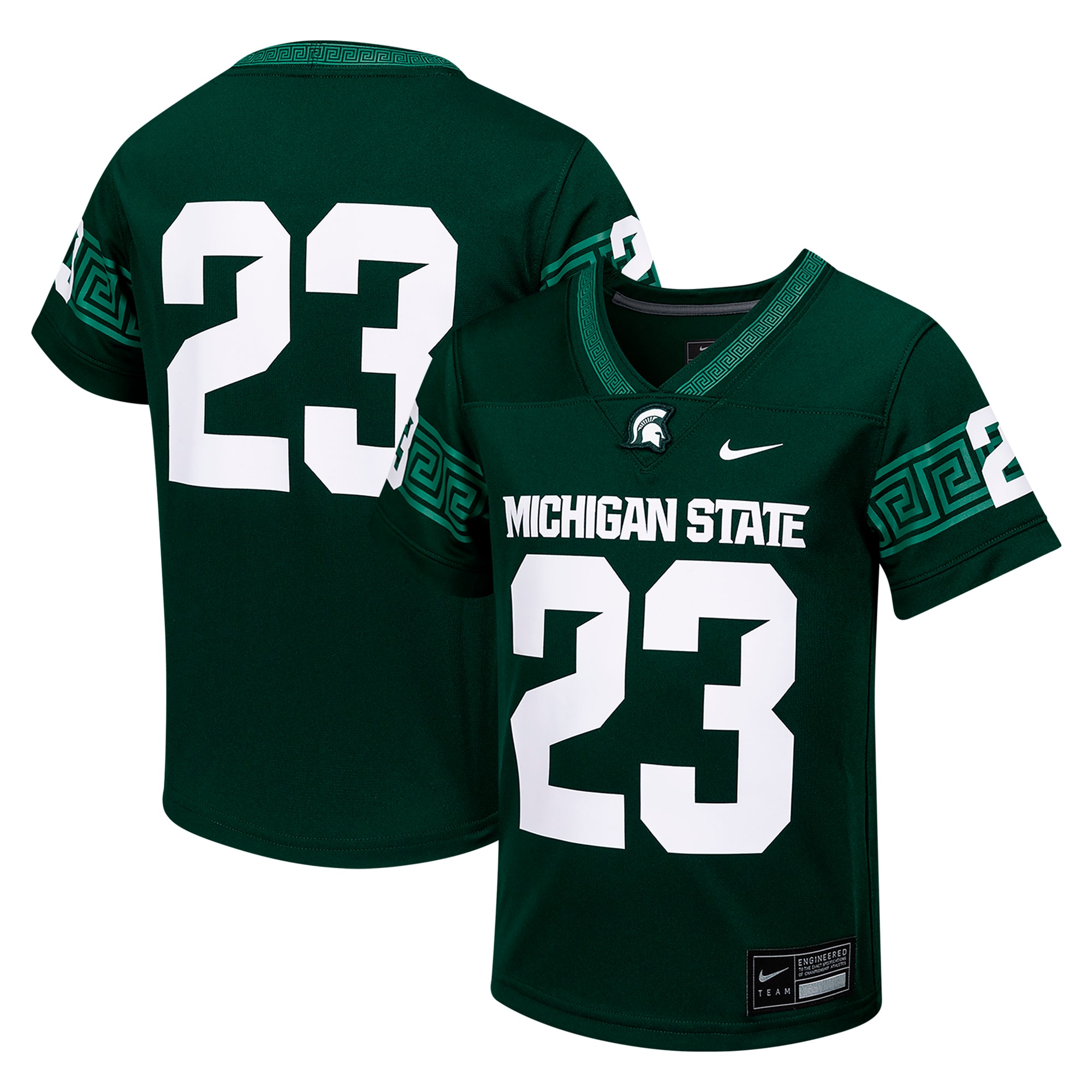 [NJP] Michigan State Spartans Preschool Untouchable Football Jersey - Green