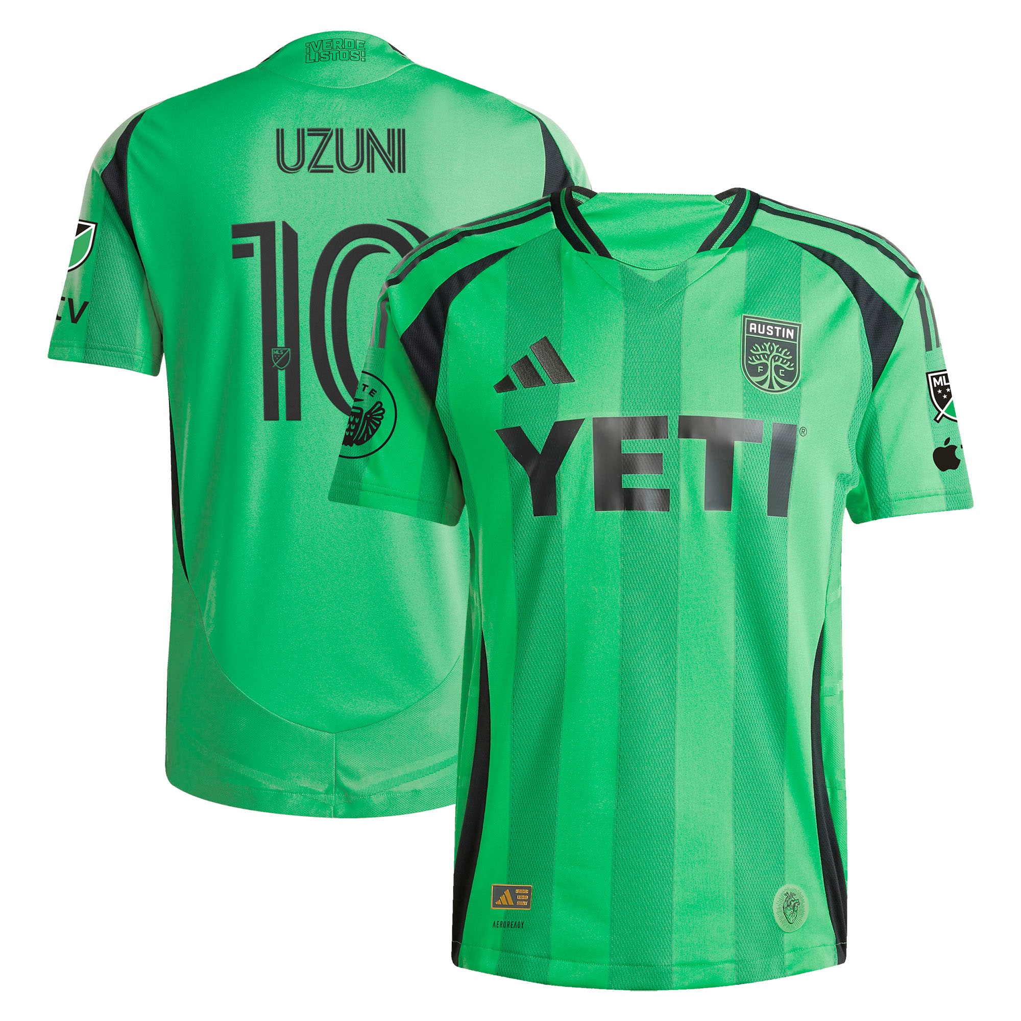 [LK] Myrto Uzuni Austin FC 2025 The Heartbeat On-Field Authentic Jersey - Green