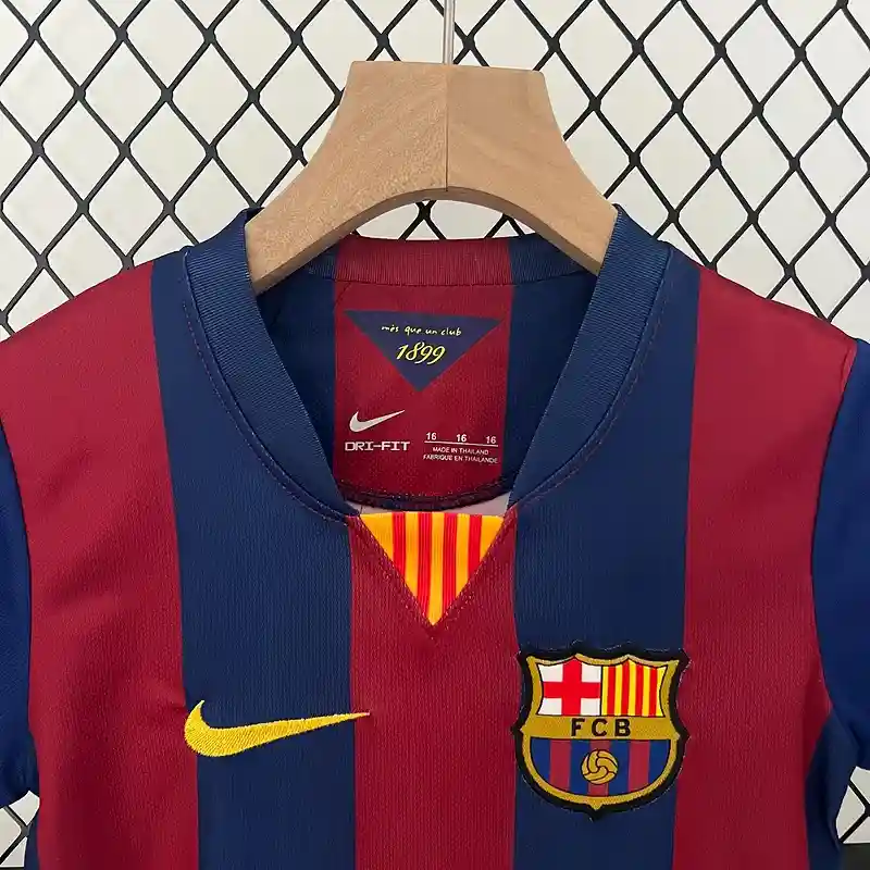 2014-2015 Kids Barcelona Jersey retro kit