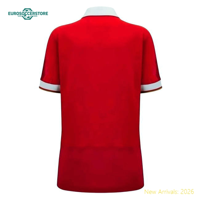 2024-2025 Wales Home Fan Version Womens Shirt For Match Day