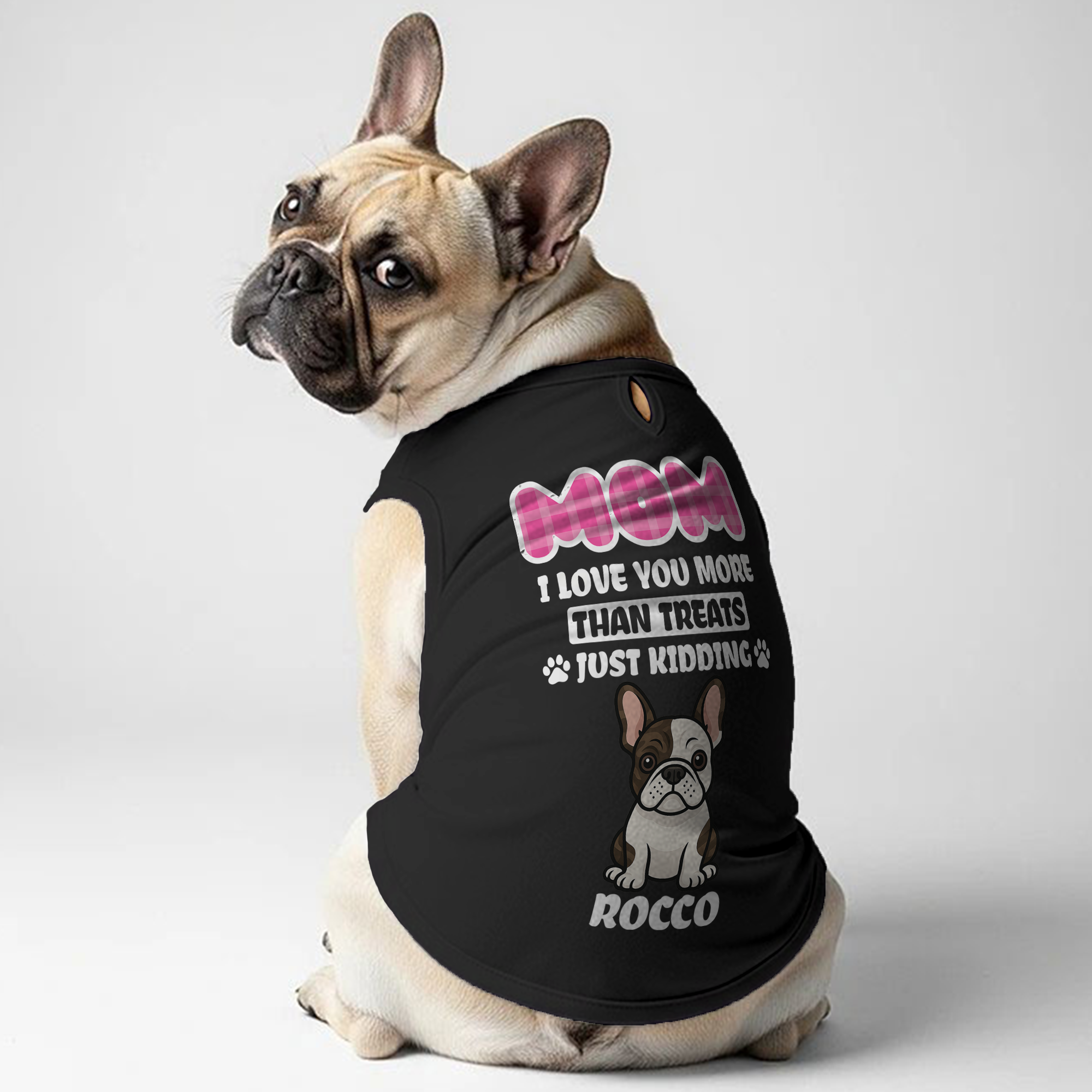 Frenchie Shirt | Custom Dog T-shirt For French Bulldogs Everyday Use