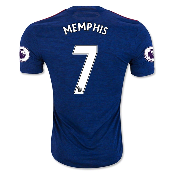 Breathable Man Utd Manchester United Away 2016-17 7 MEMPHIS Soccer